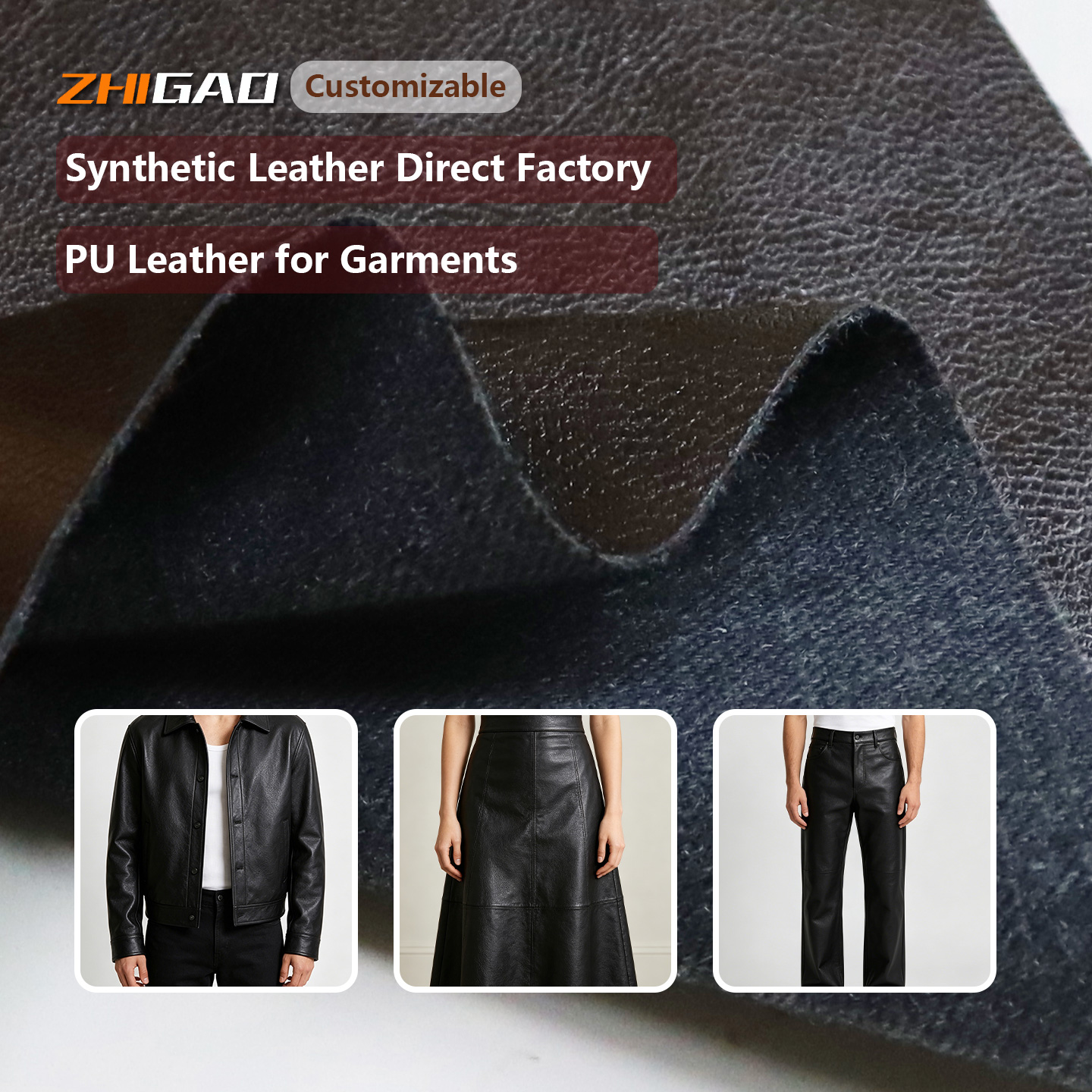 Premium PU Leather | Professional PU Leather for Garments from Direct Synthetic Leather Factory
